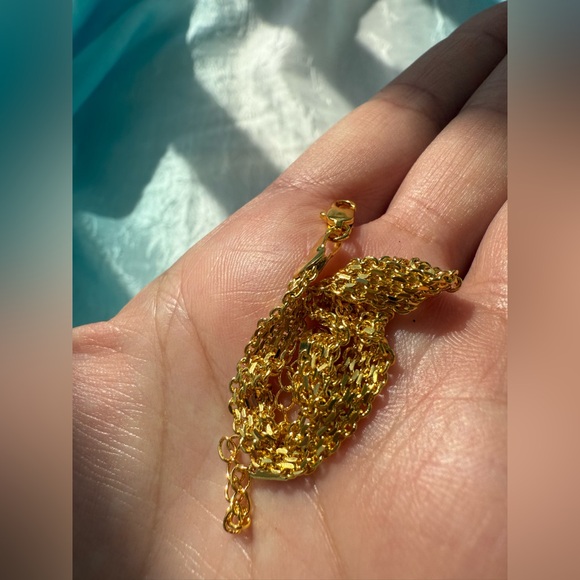 Elegant 18K Gold Sterling Silver 925 Chain Bracelet - Picture 12 of 12